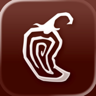 Chipotle app icon, a food ordering app Hinder can block
